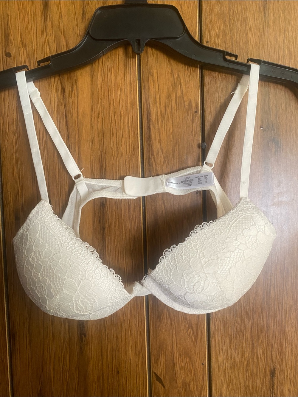 Primark Cream Lace Push-Up Bra